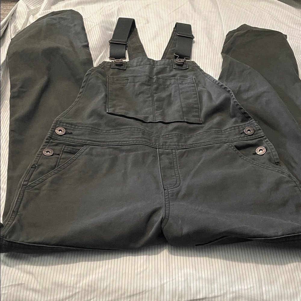 REI Olive Green Jumpsuit with Adjustable Straps - Picture 3 of 9
